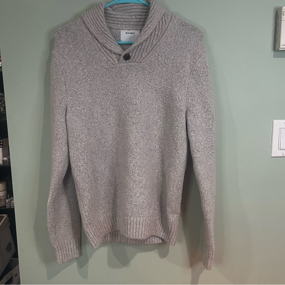 Old Navy Other - 6/$25Old Navy Men's Shawl-Collar Turtleneck Sweater in Heather Gray